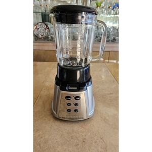 Cuisinart Power Blend 600 Watt 5 Speed Glass‎ Jar Blender Ice Crush Pulse Tested